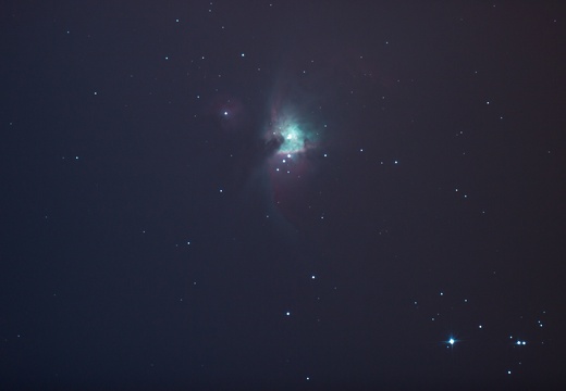 Orionnebel - kurz belichtet